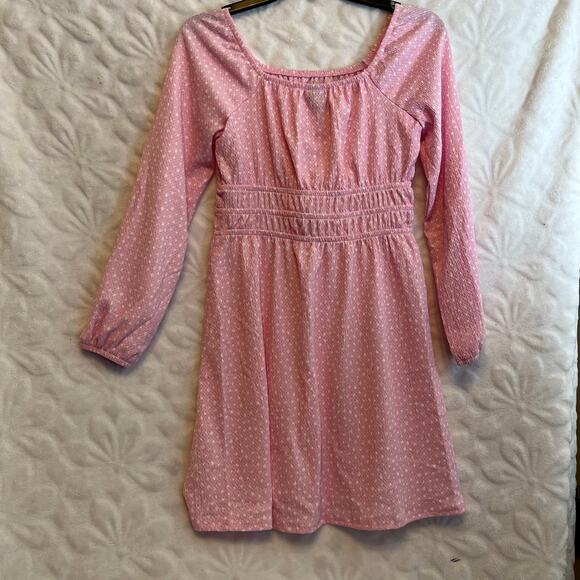 Art class brand size XL pink poplin type material midi dress - Picture 5 of 6
